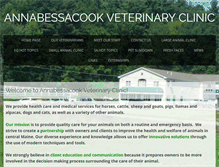 Tablet Screenshot of annabessacookvet.com